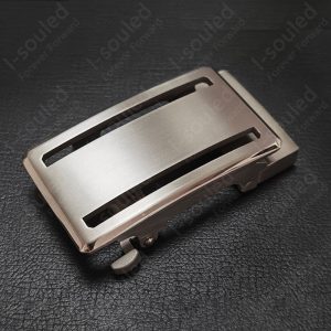 TA1 Pure Titanium Toothless Automatic Belt Buckle Hollow Out Surface Finished