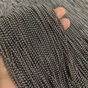Wholesale 10 Meters TA1 Pure Titanium Bead Ball Chain 3.0mm Width