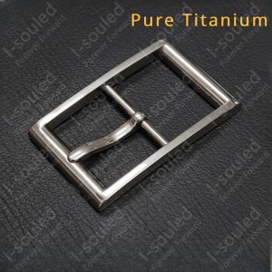 Fashion Pure Titanium Women's Belt Buckle 29mm