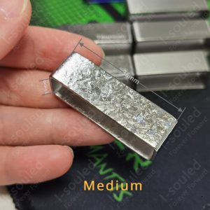 Ice Crystal Surface Pure Titanium Belt Ring for Belt Resistant Rust Pin Buckle Ring Accessories