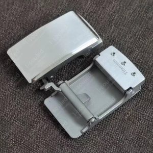 TA1 Pure Titanium Tooth Automatic Belt Buckle 3.5cm