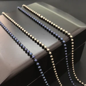 26-inch Pure Titanium Ball Chain Necklace 3.0mm Diameter Hypoallergenic for Sensitive Skin Jewelry