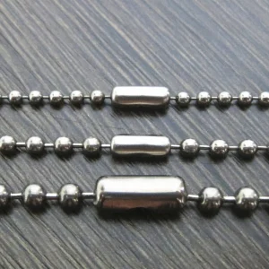 10M Titanium Ball Bead Necklace Kit with 5 Locking Clasps DIY Jewelry Making Supplies for Women And Men