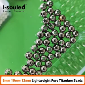 Titanium Beads 12mm 10mm 8mm Lightweight Durable DIY Jewelry Making Bracelet Necklace Earring Accessories