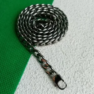 Men's 7.2mm Pure Titanium NK Necklace Anti-Allergy Fade-Resistant Fashion Minimalist Pendant Daily Wear Jewelry