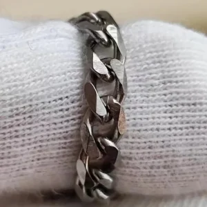 I-souled Titanium Women Chain Bracelet 16cm 17cm 18cm 19 Cm , Width 4.1 mm Girl Anti-allergic Bracelets