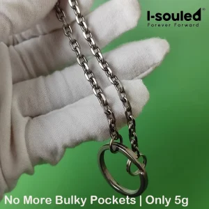 High Strength Titanium Keychain Corrosion Resistant Durable Unisex Gift