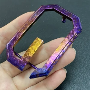 3.5cm/3.8cm pure titanium women's ultra light non allergic large G high-end smooth needle buckle