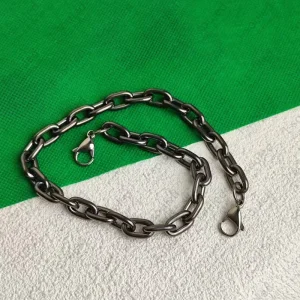 Pure Titanium Chunky Decorative Purse Chain Handle Strap Replacement for Women Bag