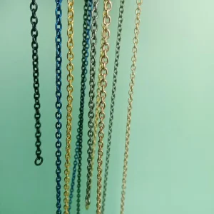 3.0mm Pure Titanium O-Chain Necklace for Women - Waterproof, Anti-Allergic & Lightweight, Perfect for Sweater Matching
