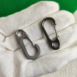 Titanium Alloy Fast Clips Hooks Lobster Clasp for Keychain