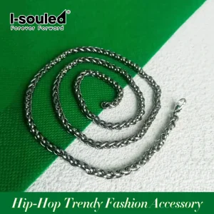 pure titanium keel chain necklace, lightweight, waterproof, anti allergic, suitable for both men and women