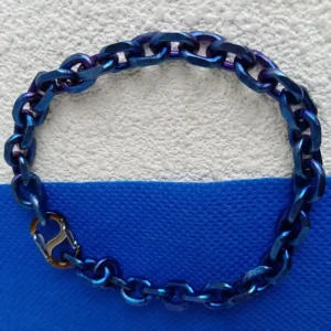 7.0mm Pure Titanium O-Chain Bracelet Hip Hop Trendy Couple Versatile Chain Retro Chain Non Allergic