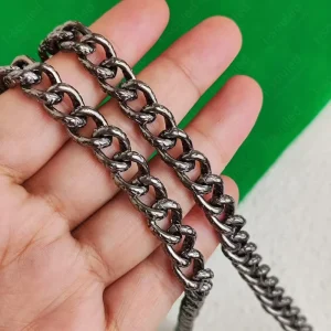 9MM Vintage Punk Pure Titanium Chain Necklace Hiphop Boyfriend Gift Custom Available