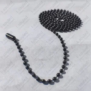 Thin Small Classic 2.4MM Black Titanium Ball Chain Necklace Lightness DIY Your Own Jewelry