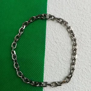 5.2mm O-Link Pure Titanium Necklace - Minimalist & Retro, Suitable for Men & Women