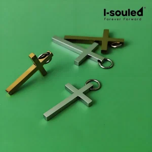 Gift Pure Titanium Cross Pendant Unisex Rust-Proof Durable Faith Symbol