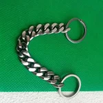 10.5mm pure titanium chain with titanium rings at both ends, diameter 25mm, motorcycle anti-theft chain