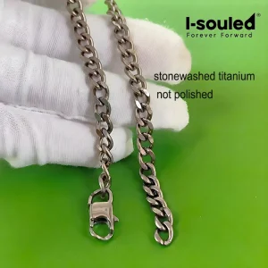 Dermatologist-Approved Titanium Bracelet｜ Hypoallergenic 5.5mm Chain Christmas Gift for Sensitive Skin