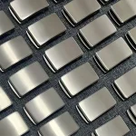 3.5cm/3.8cm pure titanium men's high-end toothless inner wear automatic buckle anti allergy retro smooth buckle head lightweight