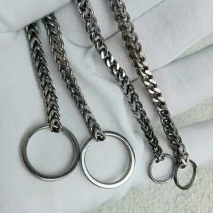 Premium 4.0mm Pure Titanium Hanging Chain: Dual-Use for Mobile Phone & Small Toy, Durable Smooth Metal Chain for Men Women