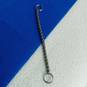 4MM Short Box Chain 10cm Pure Titanium Extension Chain Detachable Extension Tail Chain DIY Necklace Bracelet Jewelry Making