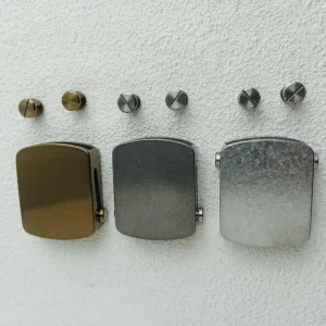 3.5cm/3.8cm pure titanium men's roller automatic buckle anti allergic infinite adjustment waistband buckle smooth buckle