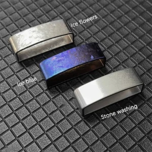 35mm/38mm pure titanium men's curved belt ring belt buckle special