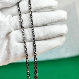 3.5MM Pure Titanium Round O Chain Necklace for Men & Women Welded links chains Necklace Never Tarnish
