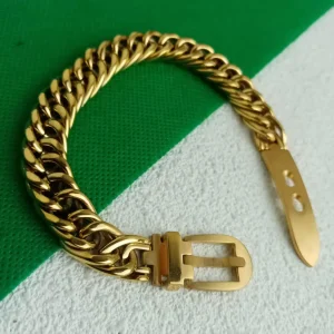 Pure titanium personalized denim chain bracelet vacuum electroplated trendy element jewelry