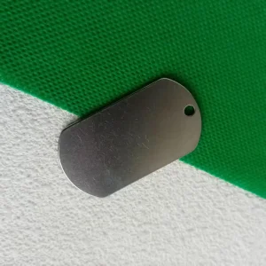 100% Pure Titanium Tag - Ultra Lightweight, Anti-Allergic & Rust-Free, Durable Metal Identifier