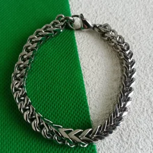 7.0mm new pure titanium keel chain for men, high-end feeling, collarbone chain, trendy and versatile