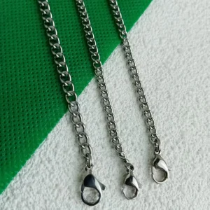 Pure Titanium O-Chain (3.4mm/4.2mm) - Lightweight & Waterproof, Non-Fading Material, Minimalist Jewelry for Men/Women