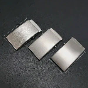 3.5cm/3.8cm pure titanium through type automatic buckle with shaft, rust free waist belt, versatile buckle head