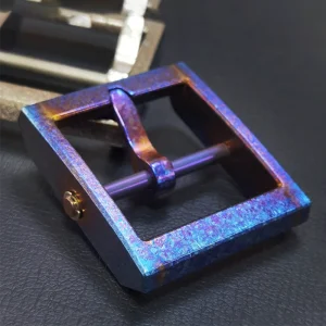 4.0cm Pure Titanium Needle Buckle - High-End Business Style with Detachable Design, Lightweight & Long-Lasting Belt Accessory