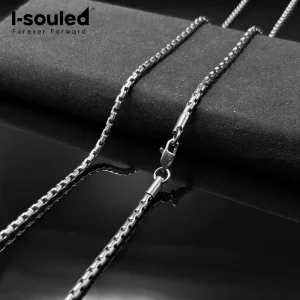 3.3mm Pure Grade 1 Titanium Snake Chain Necklace | Hypoallergenic Lightweight Jewelry for Sensitive Skin | Unisex Minimalist