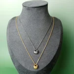 Pure Titanium Necklace, Hypoallergenic O-Shaped Necklace, 1.5mm Fine Chain, Seamless Pendant Accessory Chain