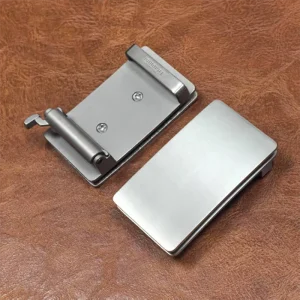 Pure titanium men's high-end belt buckle for business formal wear