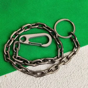 Men's Pure Titanium Keychain & Anti-Theft Chain - Wallet Chain Pants Chain Taijiao Style