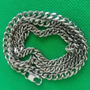 Titanium Curb Chain 5.5mm Cowboy Necklace for Men | Hypoallergenic  Necklace 55/60/70cm Western Fashion