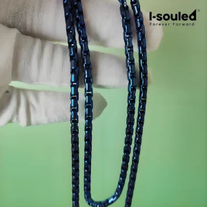 Ultra-Thin 3.5mm Titanium Necklace Chain, Hypoallergenic Lightweight Unisex Jewelry Gift