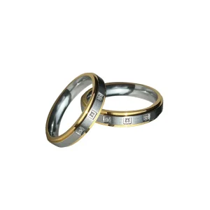 Titanium Alloy Wedding Rings for Couples