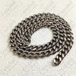 100cm Pure Titanium Chain 10.5mm No Circle No Clasp Sold by Meter for Jewelry Making