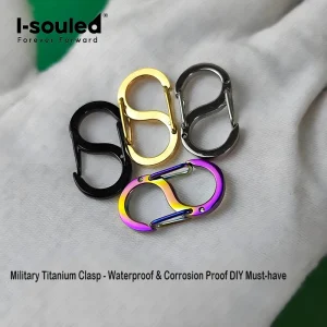 Military Titanium Clasp｜Survival Gear Clip｜Tactical Bracelet Buckle｜Load-Bearing