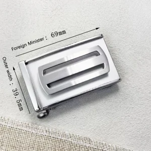 3.5cm pure titanium toothless automatic business versatile smooth buckle waterproof, anti allergic, lightweight, sweat resistant