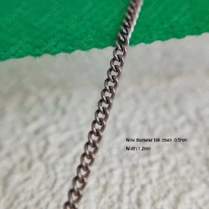 1.8MM Delicate Titanium Necklaces for women Only 4.3g