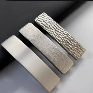 Pure titanium double needle plate buckle smooth buckle, versatile for business use, automatic belt buckle for internal wear, ant